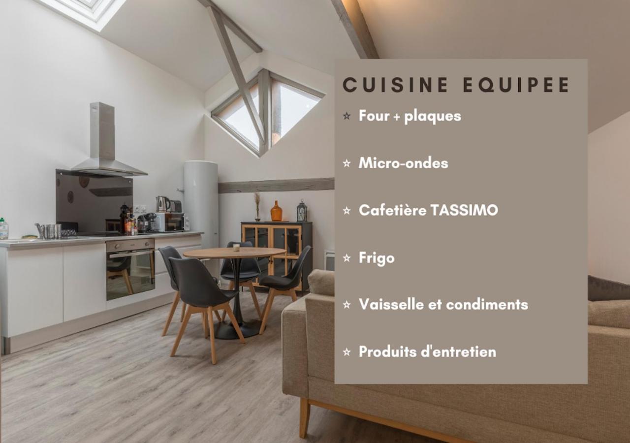 Atypique - 2 Chambres Avec Salles De Bains, Cuisine Equipee, Parking Gratuit Castelsarrasin Ngoại thất bức ảnh